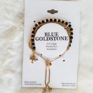 Genuine Blue Goldstone Courage Bracelet